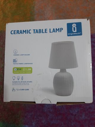 Lámpara de mesa cerámica
