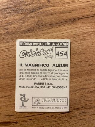 Figurine Panini Calciatori 2000