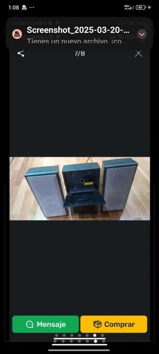Equipo de sonido bench