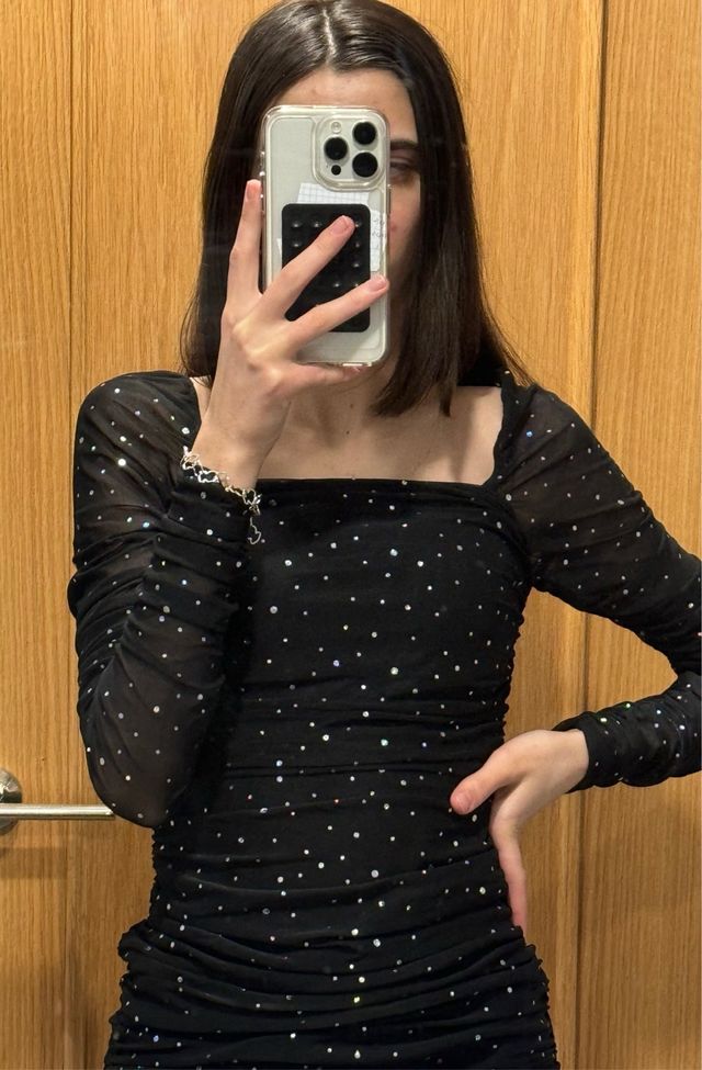 Vestido de brillos