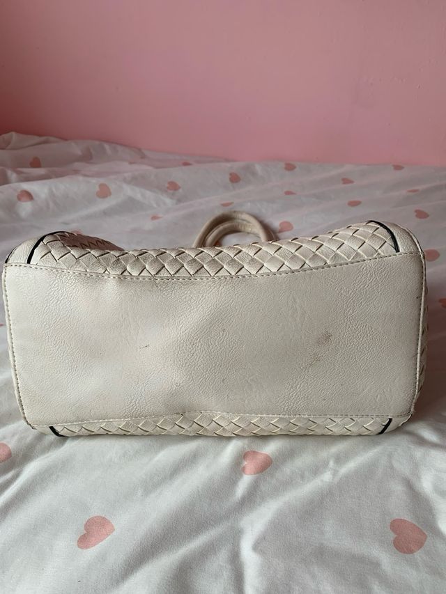 borsa doppia c bianca