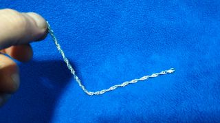 Pulsera plata de ley cadena clasica