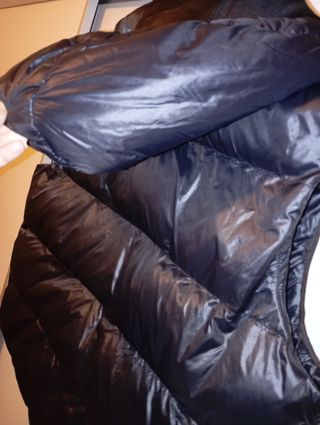 Chaleco acolchado impermeable capucha 