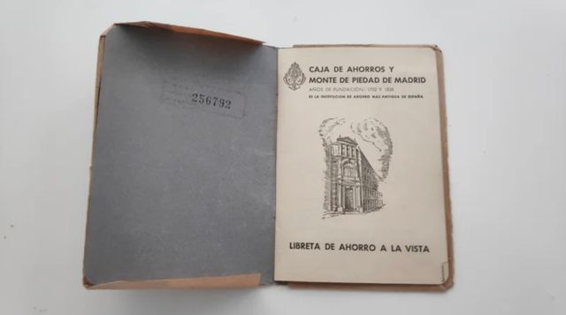 Taccuino della Cassa di Risparmio e del Monte de Piedad di Madrid