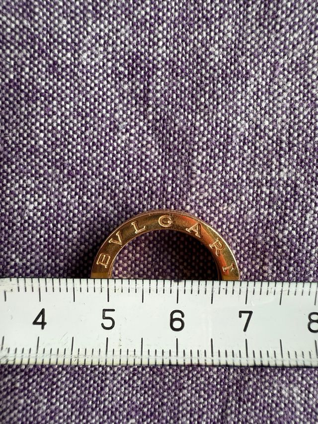 Anillo Bulgari oro rosa original