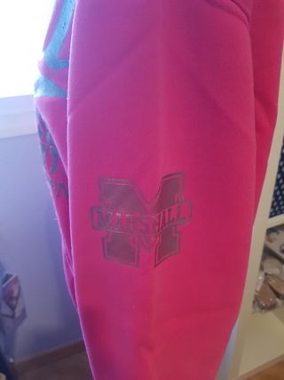 Sudadera Marshall Vintage talla L Fucsia Rosa