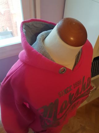 Sudadera Marshall Vintage talla L Fucsia Rosa