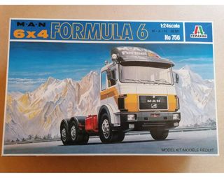 1/24 MAN 6X4 FORMEL 6 ITALERI 756