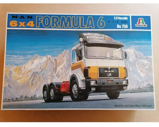 1/24 MAN 6X4 FORMEL 6 ITALERI 756