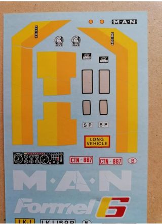 1/24 MAN 6X4 FORMEL 6 ITALERI 756
