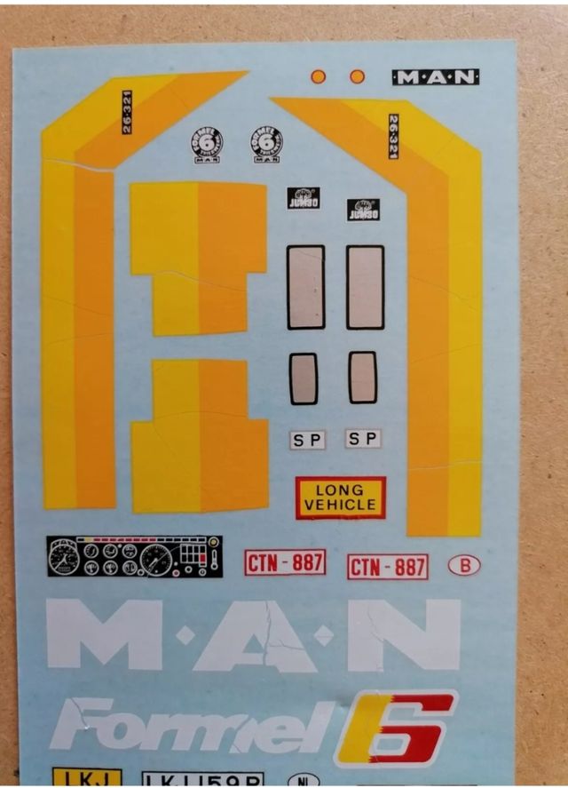 1/24 MAN 6X4 FORMEL 6 ITALERI 756