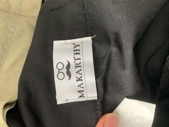 Pantalón de hombre Makarthy de lana cuadros