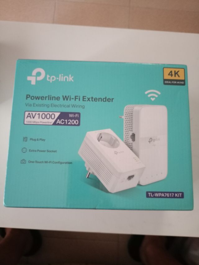 TL-WPA7617 KIT 1000Mbt-s Ethernet Wifi. Nuevo! New