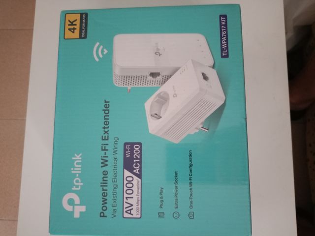 TL-WPA7617 KIT 1000Mbt-s Ethernet Wifi. Nuevo! New