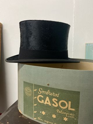 Sombrero de copa echo a mano