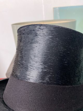 Sombrero de copa echo a mano