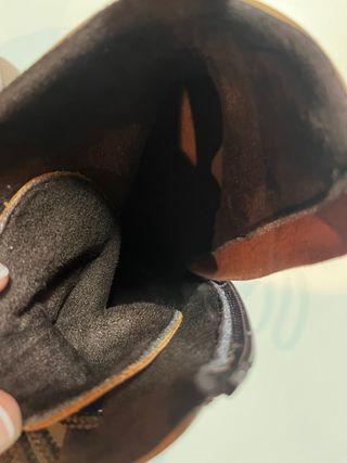 Botin piel cuero cuña confort