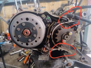 Bloque motor honda ns1 80