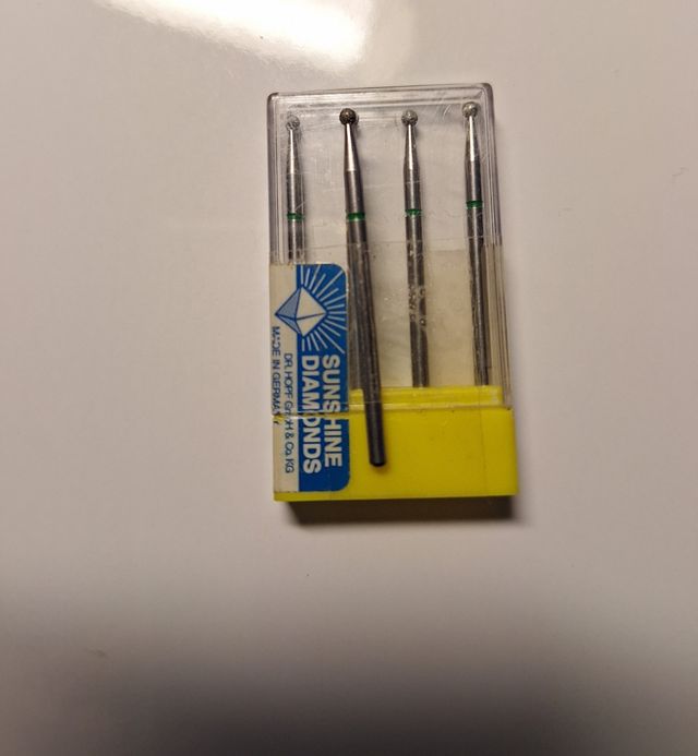 5 Fresas diamantadas bola