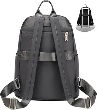 Mochila de mujer impermeable.