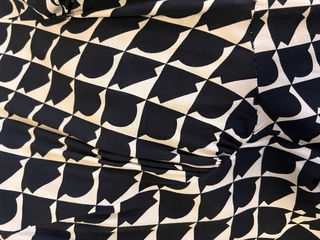 Vastido midi bicolor Zara blanco y negro talla M