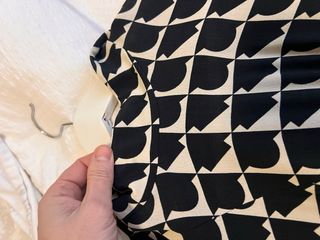 Vastido midi bicolor Zara blanco y negro talla M