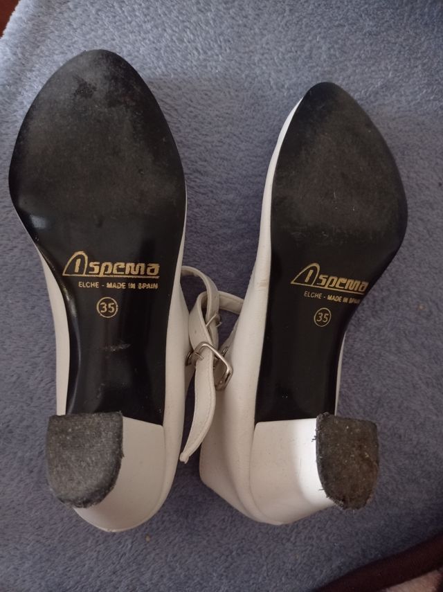 Zapatos de gitana blanco