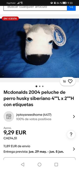 PELUCHES: PERROS - THE DOG