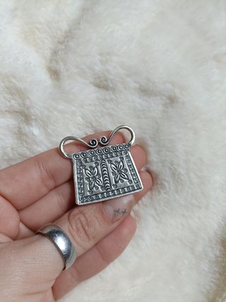 Colgante Tailandia plata Karen tribu