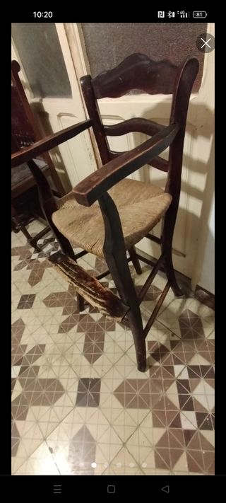 Trona Madera Antigua