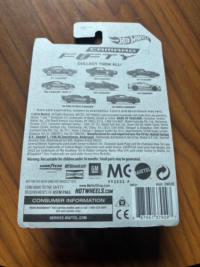 Hot Wheels 10 Pro Stock Camaro