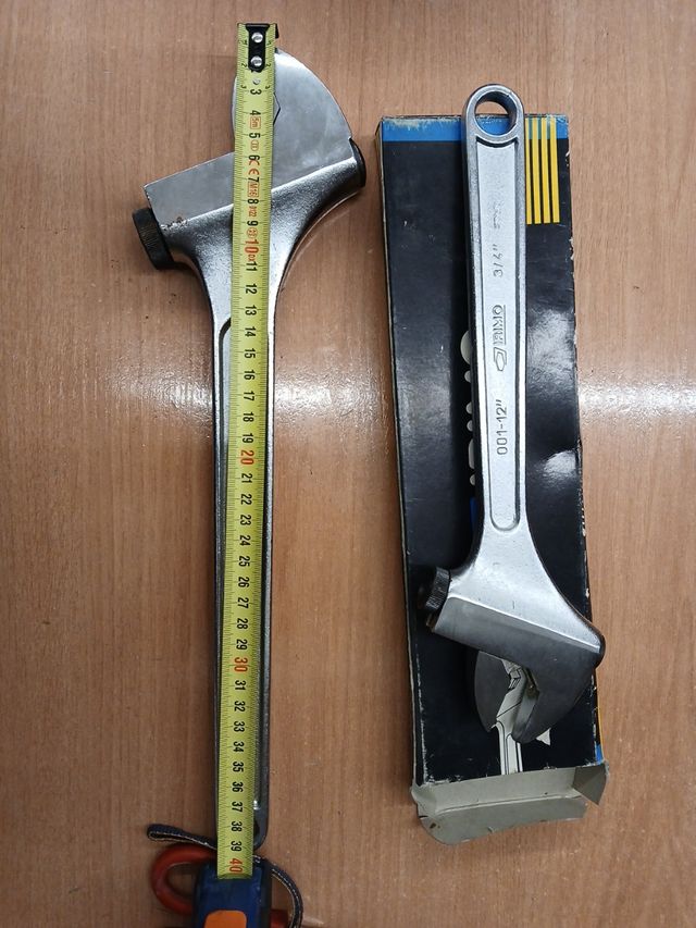 Llave inglesa 12" y 16" lote IRIMO