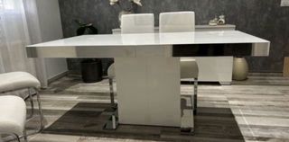 Mesa comedor extensible- 6 sillas de REGALO!