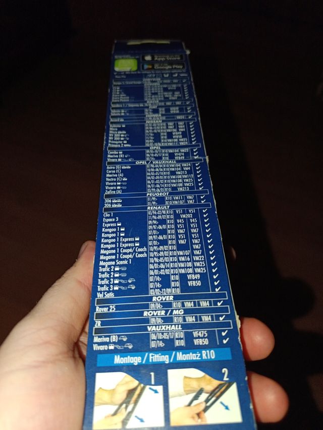 Escobilla trasera valeo