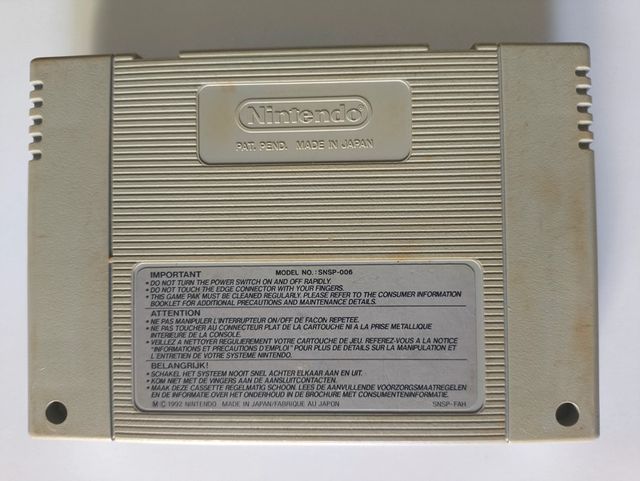 juego best of the best snes super nintendo pal