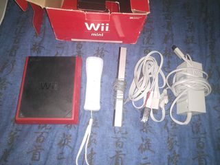 Consola wii mini en caja + mando