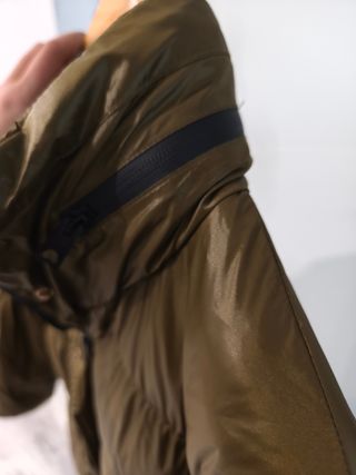 Abrigo zara verde oliva 
