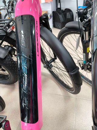 Bicicleta eléctrica Leader Fox Rosa 28" talla 18"