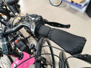 Bicicleta eléctrica Leader Fox Rosa 28" talla 18"