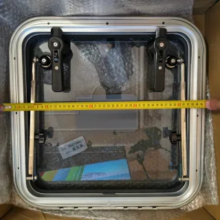 Oblò Quadrato Marino 410x410mm Portello Finestra