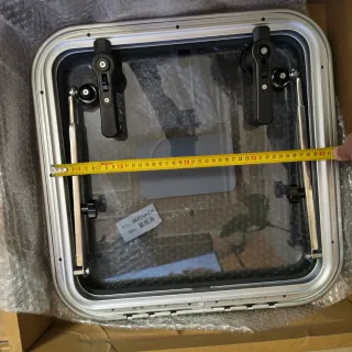 Oblò Quadrato Marino 410x410mm Portello Finestra