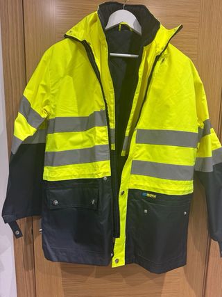 Conjunto traje de lluvia de alta visibilidad 
