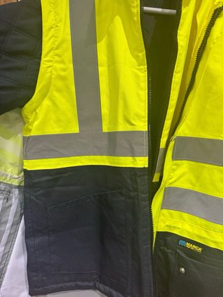 Conjunto traje de lluvia de alta visibilidad 