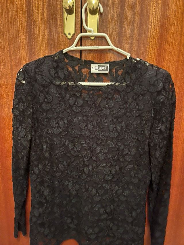 Jersey negro de encaje