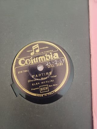 8 dischi 78 giri x grammofono columbia titoli FOTO