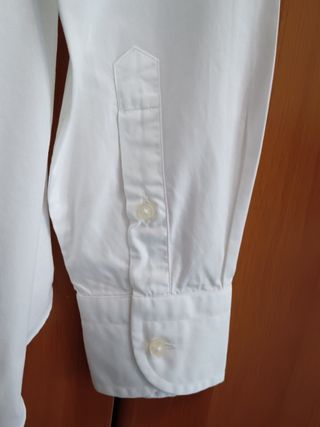 Camicia uomo bianca in misto cotone stretch