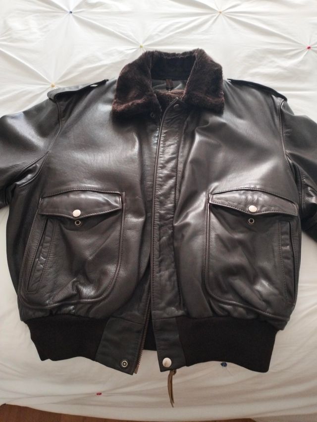 Giacca in vera pelle, la taglia 3 equivale a una L