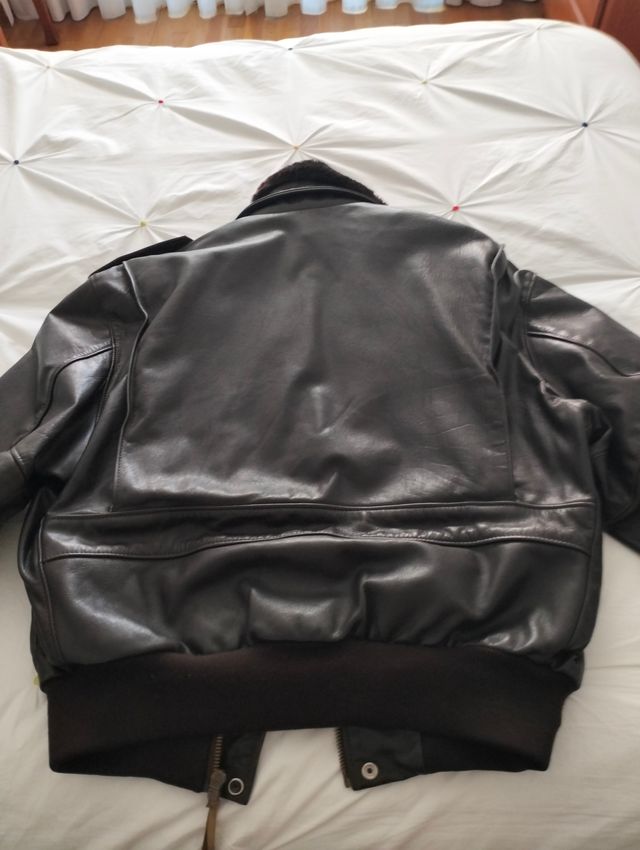 Giacca in vera pelle, la taglia 3 equivale a una L