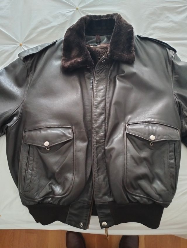 Giacca in vera pelle, la taglia 3 equivale a una L