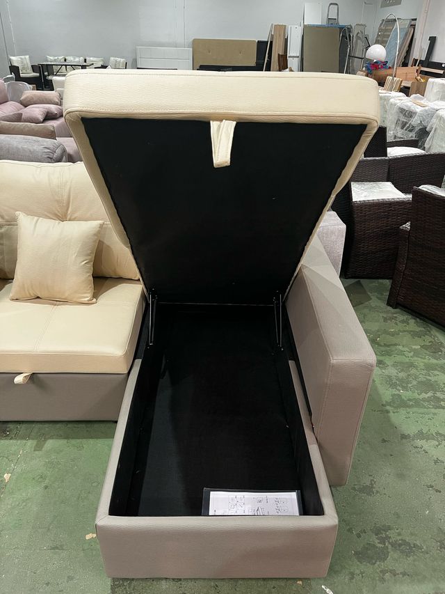 SOFA CHAISSELONGUE CON ARCON! Se hace cama